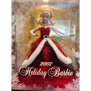 Mattel Holiday Barbie Lot 2001 Holiday Celebration & 2007 Holiday Barbie NIB